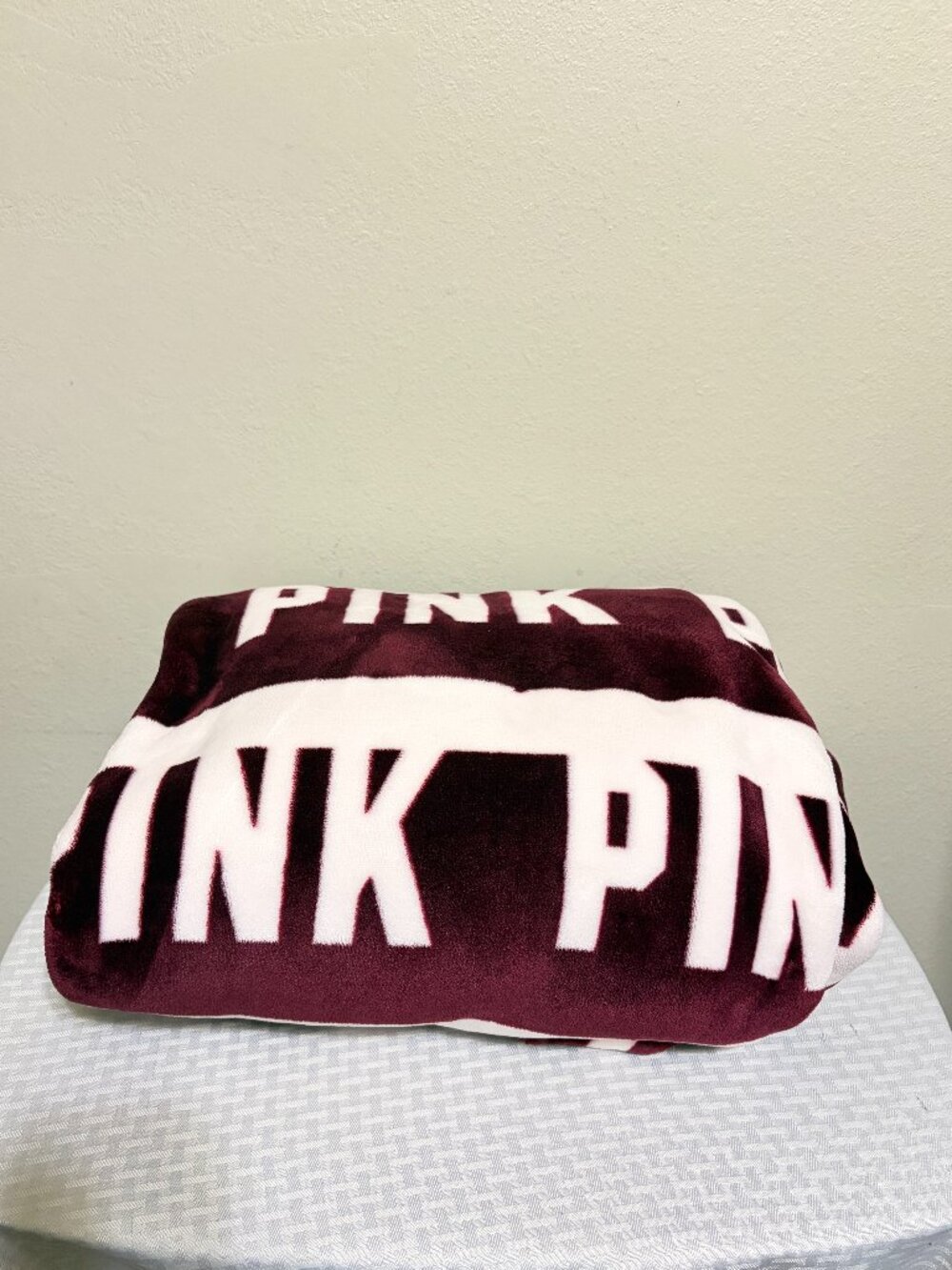 Vs pink sherpa blanket